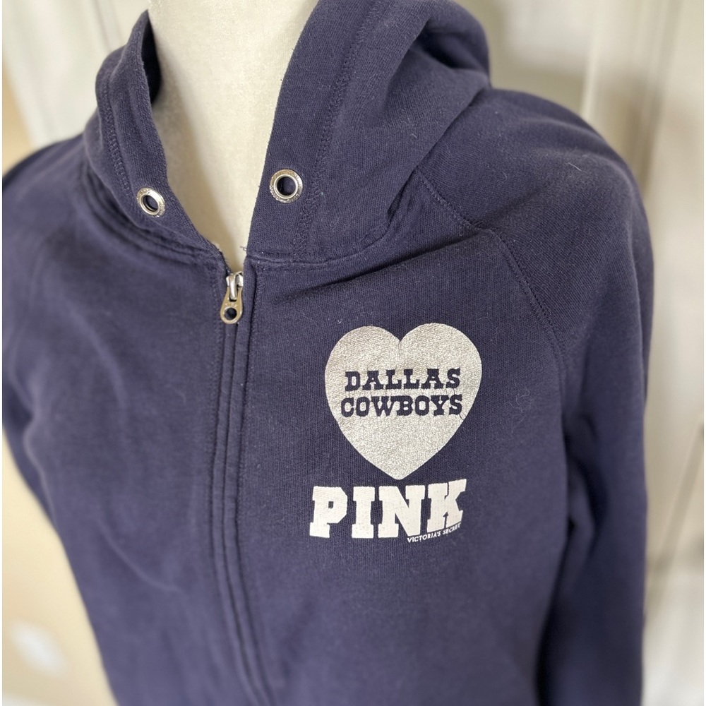 PINK Cowboys Hoodie By Victorias Secret Dallas COWBOYS JACKET collectible NFL